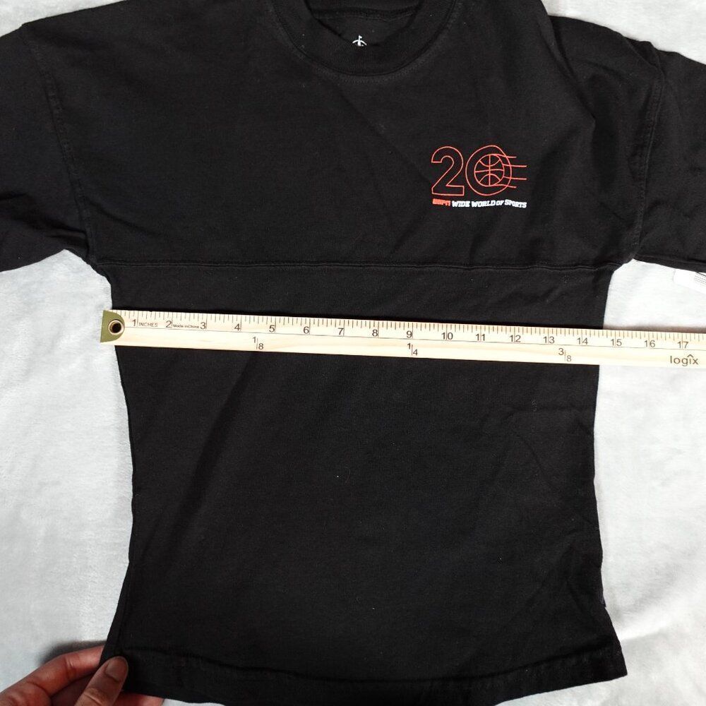 Disney ESPN Wide World Of Sports Spirit Jersey Youth Kids Small Black NEW - Picture 7 of 9